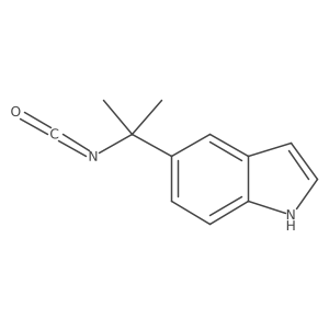 5-(2-isocyanatopropan-2-yl)-1H-indole Structure