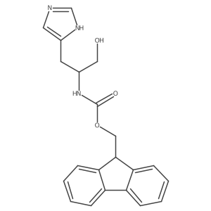 (9H-fluoren-9-yl)methyl N-[(2S)-1-hydroxy-3-(1H-imidazol-4-yl)propan-2-yl]carbamate结构式