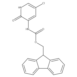 (9H-fluoren-9-yl)methyl N-(5-chloro-2-hydroxypyridin-3-yl)carbamate Structure