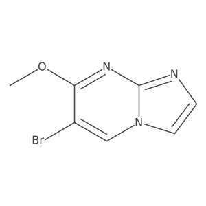 6-bromo-7-methoxyImidazo[1,2-a]pyrimidine结构式
