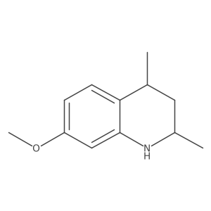 7-Methoxy-2,4-dimethyl-1,2,3,4-tetrahydroquinoline结构式