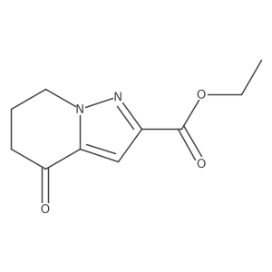 4-Oxo-4,5,6,7-tetrahydro-pyrazolo[1,5-a]pyridine-2-carboxylic acid ethyl ester Structure
