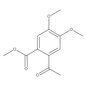 Methyl 2-acetyl-4,5-dimethoxybenzoate Structure
