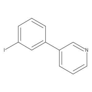 3-(3-iodophenyl)Pyridine结构式