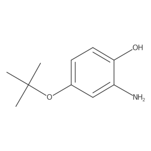 2-Amino-4-(tert-butoxy)phenol结构式