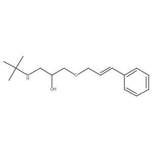 1-(tert-butylamino)-3-[(E)-3-phenylprop-2-enoxy]propan-2-ol结构式