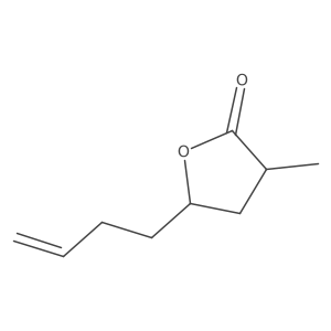 (5R)-5-(3-Buten-1-yl)dihydro-3-methyl-2(3H)-furanone Structure
