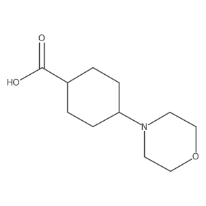 4-(Morpholin-4-yl)cyclohexane-1-carboxylic acid Structure