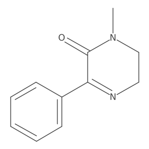 4-Methyl-6-phenyl-2,3-dihydropyrazin-5-one结构式