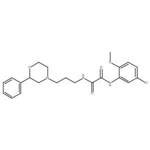 N1-(5-chloro-2-methoxyphenyl)-N2-(3-(2-phenylmorpholino)propyl)oxalamide Structure