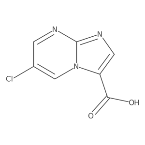 6-Chloroimidazo[1,2-a]pyrimidine-3-carboxylic acid Structure