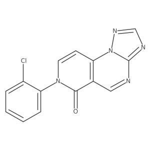 7-(2-chlorophenyl)pyrido[3,4-e][1,2,4]triazolo[1,5-a]pyrimidin-6(7H)-one Structure