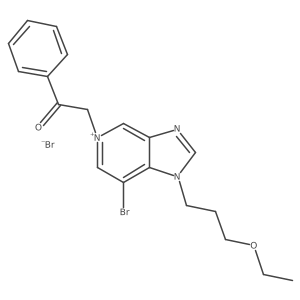 C19H21Br2N3O2 Structure
