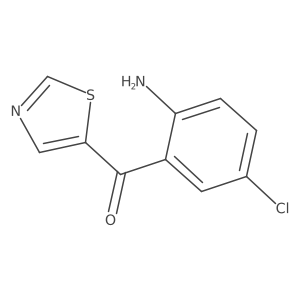(2-Amino-5-chlorophenyl)-5-thiazolylmethanone Structure
