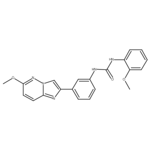 1-(3-(6-Methoxyimidazo[1,2-b]pyridazin-2-yl)phenyl)-3-(2-methoxyphenyl)urea Structure