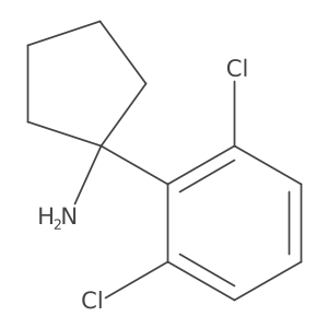 1-(2,6-Dichlorophenyl)cyclopentanamine结构式