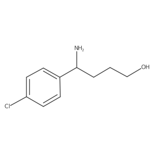 4-Amino-4-(4-chlorophenyl)butan-1-ol Structure