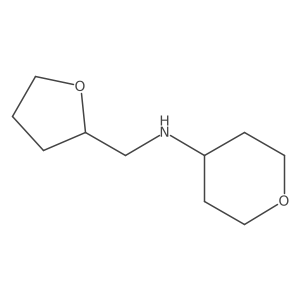 N-(oxolan-2-ylmethyl)oxan-4-amine Structure