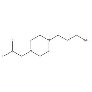 3-[4-(2,2-Difluoroethyl)piperazin-1-yl]propan-1-amine Structure