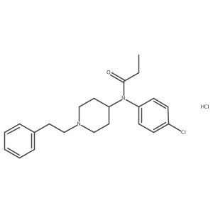 p-Chlorofentanyl hydrochloride Structure