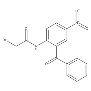 5-Nitro-2-(bromoacetamido)benzophenone-d5结构式