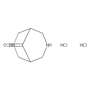 3,7-Diazabicyclo[3.3.1]nonan-9-one dihydrochloride Structure