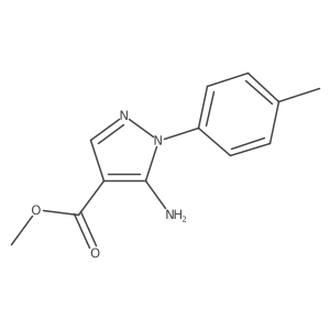 methyl 5-amino-1-(4-methylphenyl)-1H-pyrazole-4-carboxylate Structure
