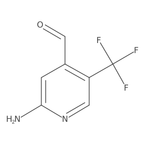 2-Amino-5-(trifluoromethyl)isonicotinaldehyde Structure