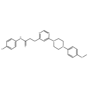 N-cyclopropyl-1-[6-({2-[(2,5-dimethylphenyl)amino]-2-oxoethyl}thio)pyridazin-3-yl]piperidine-4-carboxamide Structure