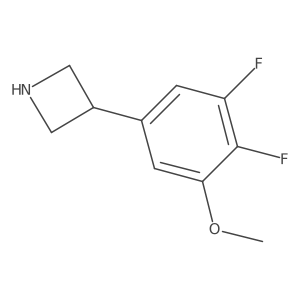 3-(3,4-Difluoro-5-methoxyphenyl)azetidine Structure