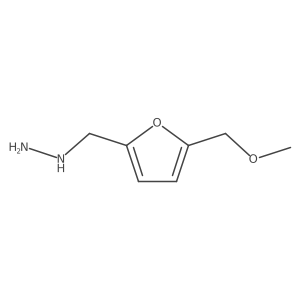 {[5-(Methoxymethyl)furan-2-yl]methyl}hydrazine Structure