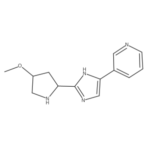 3-[2-(4-methoxypyrrolidin-2-yl)-1H-imidazol-5-yl]pyridine Structure