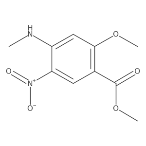 Methyl 2-methoxy-4-(methylamino)-5-nitrobenzoate Structure