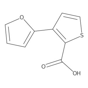 3-(Furan-2-yl)thiophene-2-carboxylic acid Structure