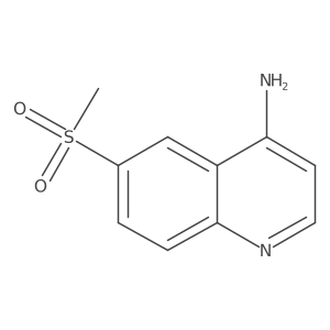 6-(Methylsulfonyl)quinolin-4-amine Structure