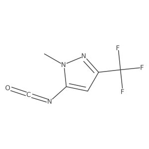 5-Isocyanato-1-methyl-3-trifluoromethyl-1H-pyrazole Structure