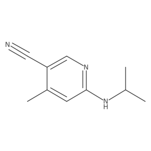 6-(Isopropylamino)-4-methylnicotinonitrile Structure