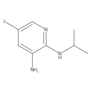 5-Iodo-N2-isopropylpyridine-2,3-diamine Structure