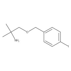 1-[(4-Iodophenyl)methoxy]-2-methyl-2-propanamine Structure