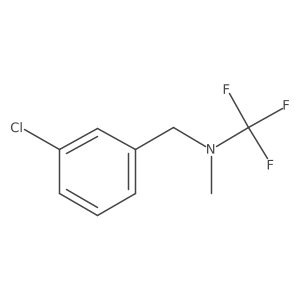 N-(3-chlorobenzyl)-1,1,1-trifluoro-N-methylmethanamine Structure