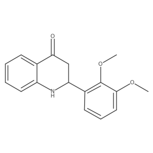 2-(2,3-Dimethoxyphenyl)-2,3-dihydroquinolin-4(1H)-one Structure