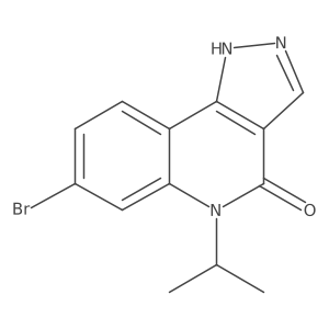 7-bromo-5-(propan-2-yl)-1,5-dihydro-4H-pyrazolo[4,3-c]quinolin-4-one Structure