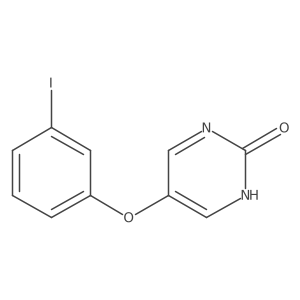 5-(3-Iodophenoxy)pyrimidin-2-ol结构式