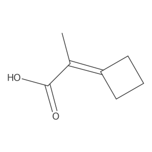 2-Cyclobutylidenepropanoic acid结构式