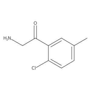2-Amino-1-(2-chloro-5-methylphenyl)ethan-1-one结构式