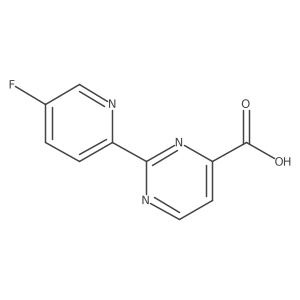 2-(5-Fluoropyridin-2-yl)pyrimidine-4-carboxylic acid结构式