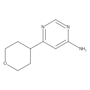 6-(Oxan-4-yl)pyrimidin-4-amine Structure