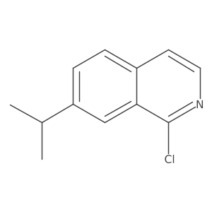 1-Chloro-7-(propan-2-yl)isoquinoline结构式