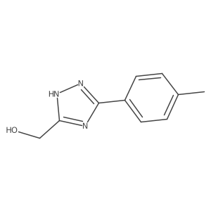 1H-1,2,4-Triazole-5-methanol, 3-(4-methylphenyl)- Structure