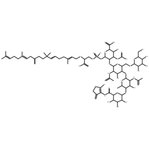 Moenomycin A12结构式